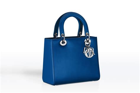 lady dior bag in blue pearlised calfskin cad price|Dior cloud blue bag.